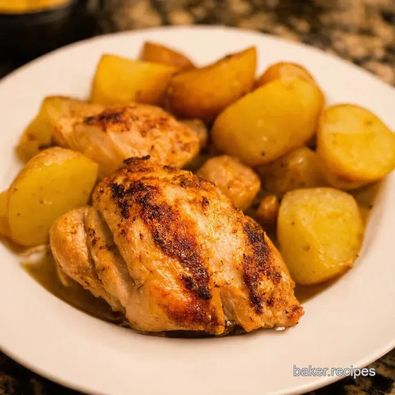 Sunday Slow Cooker Chicken Taters Comfort Food Sorted presentation