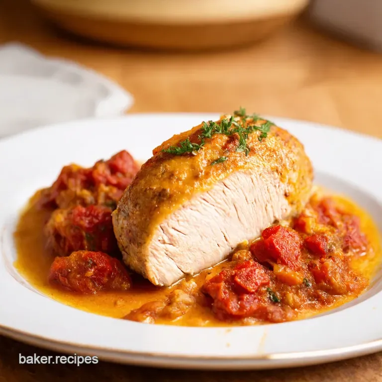 Sundried Tomato and Mozzarella Stuffed Chicken Breast presentation