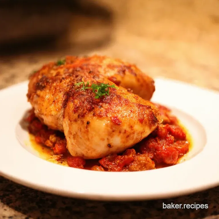 Sundried Tomato Basil Stuffed Chicken Breast presentation