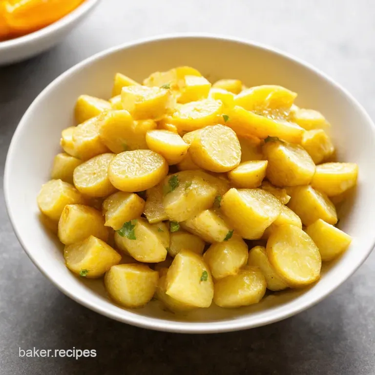 Sunshine Citrus Potato Salad presentation