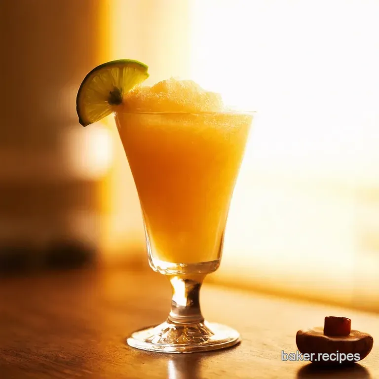 Sunshine in a Glass the Perfect Frozen Daiquiri presentation