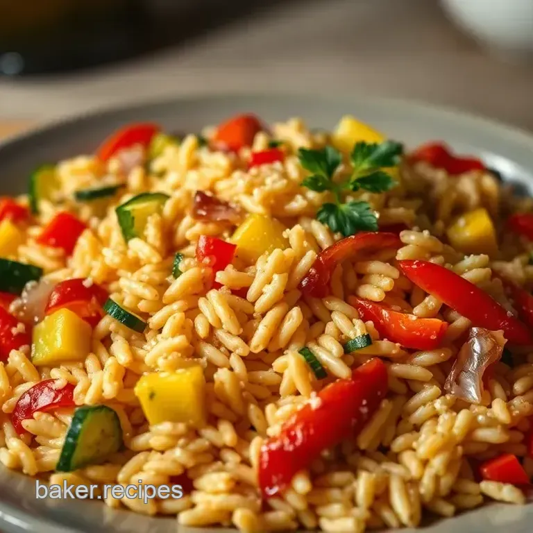 Sunshine Orzo: A Mediterranean Delight