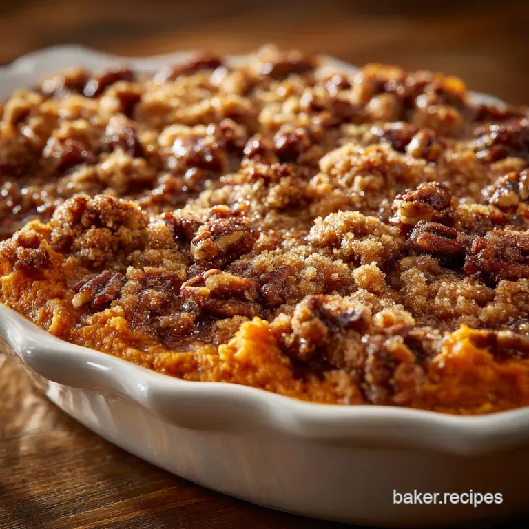 Sweet Potato Casserole with Pecans: The Ultimate Brown Sugar Streusel Recipe