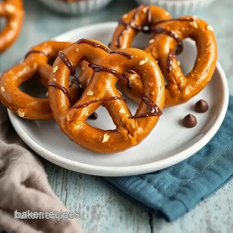 Chocolate Hug Pretzel Bites presentation