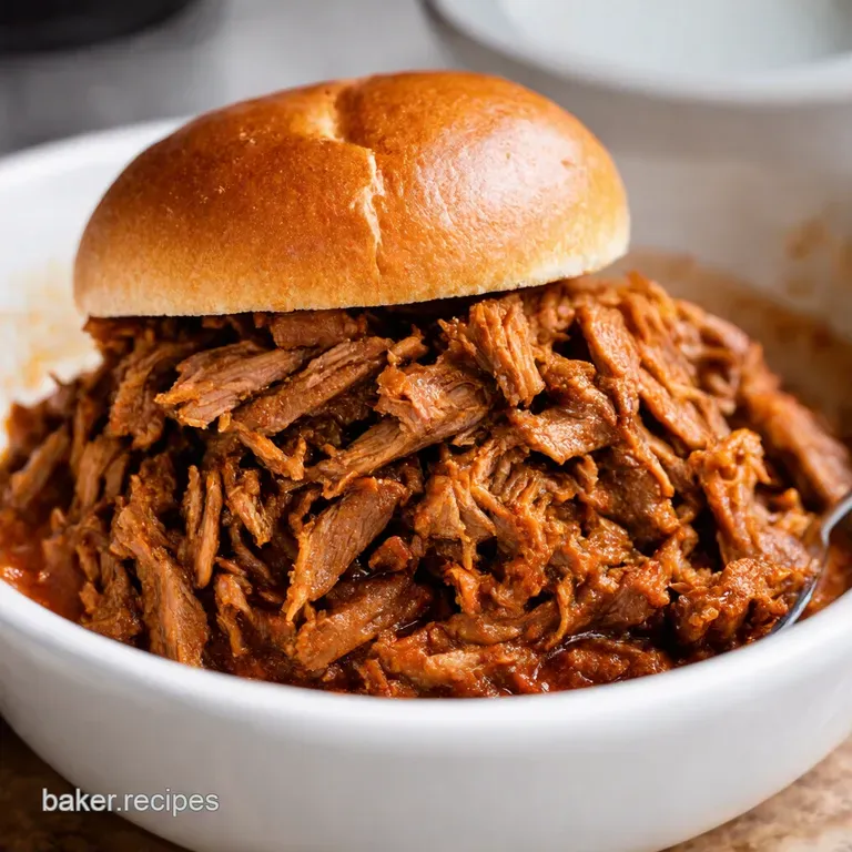 Sweet Savory Keto Pulled Pork Crockpot Magic presentation