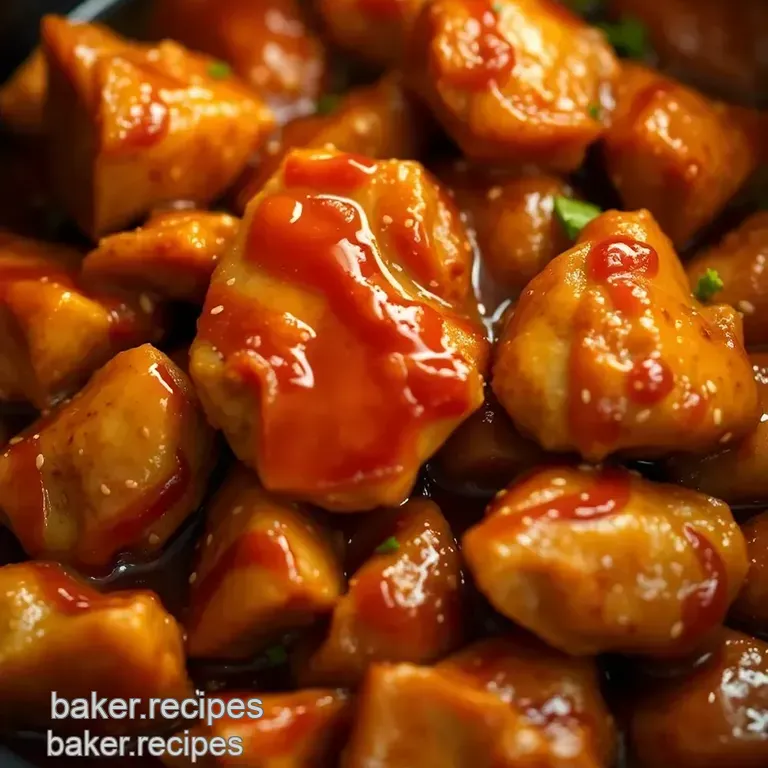 Sweet & Savory Slow Cooker Honey Garlic Chicken presentation