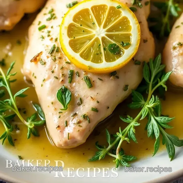Tarragon Lemon Chicken presentation