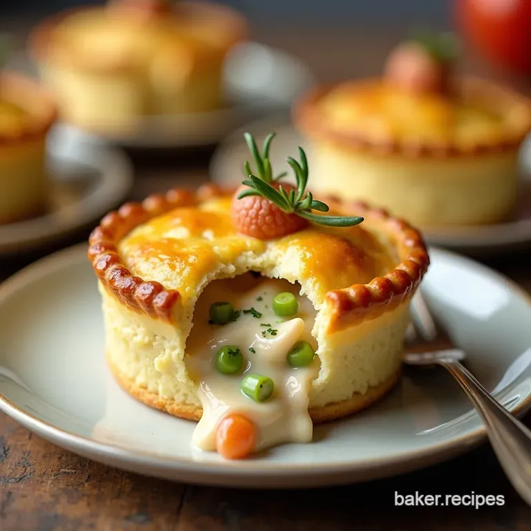 Teeny Tiny Chicken Treasures Mini Chicken Pot Pies