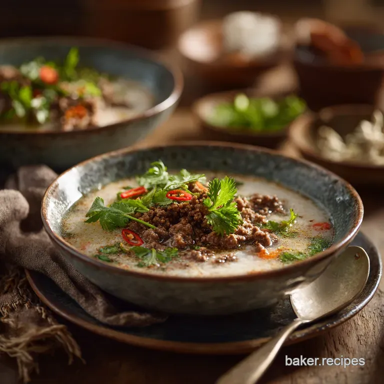 Thai Coconut Beef Mince Soup Creamy Zesty and Quick Weeknight Comfort