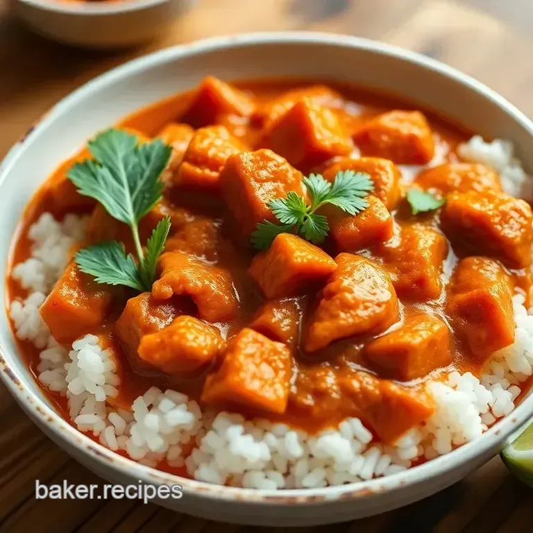 Thai Red Curry with Chicken and Vegetables