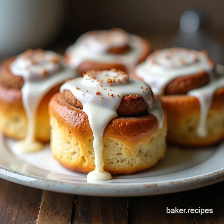 The Bakers Best ExtraGooey SoftasaCloud Cinnamon Buns with Cream Cheese Glaze