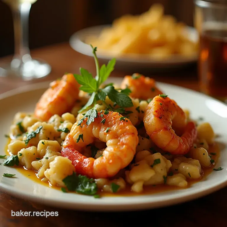 The Bobs Your Uncle Seafood Stuffing presentation