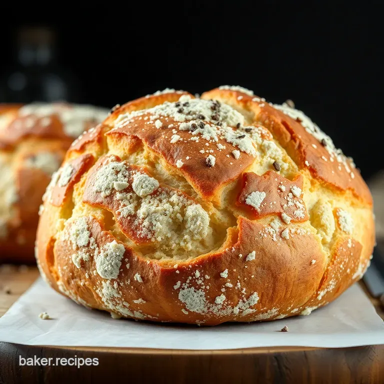 The Easiest Crusty Artisan Loaf (No-Knead Wonder!) presentation