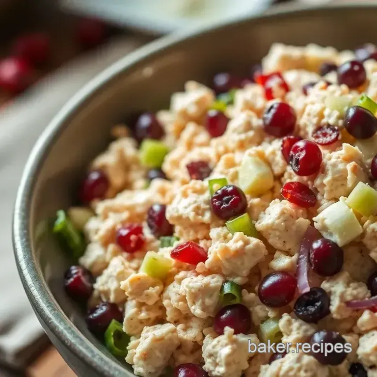 The Gobble-Worthy Turkey Salad: Classic Comfort with a Cranberry Zing