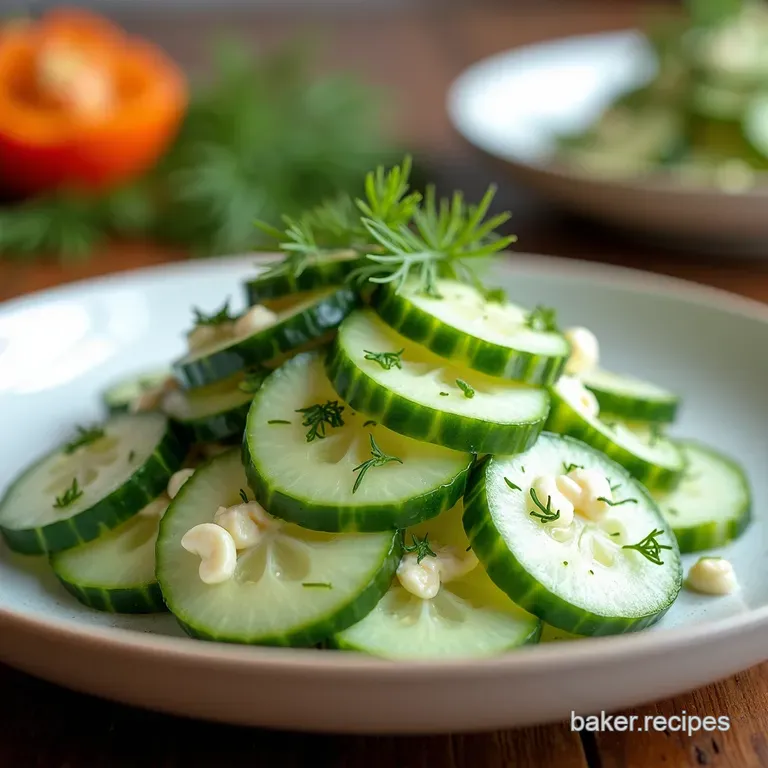 The Great British Garden Crunch Creamy Dill Cucumber Salad