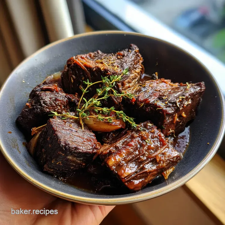 The Managed Maestro SlowBraised Beef and Red Wine Comfort