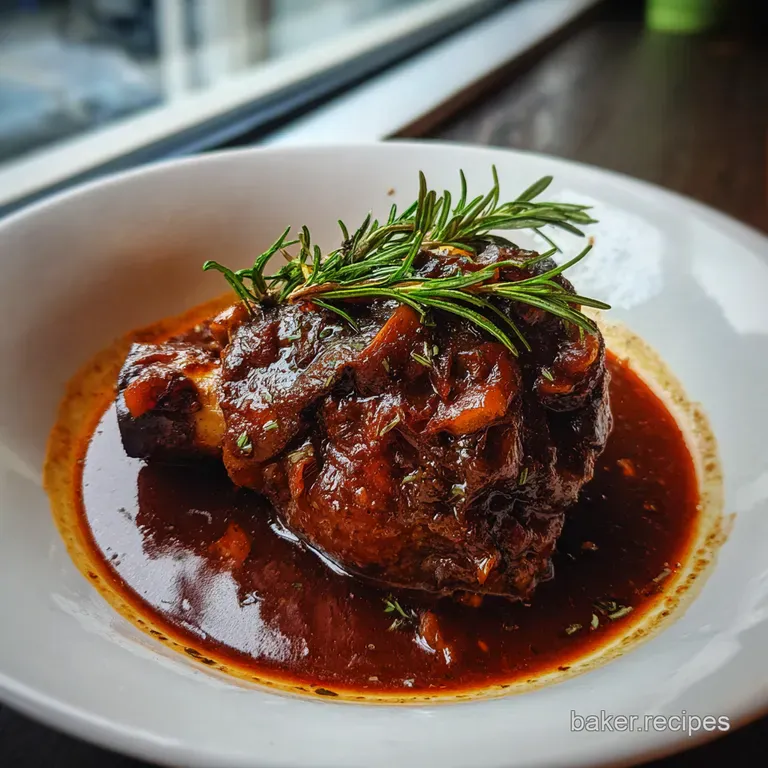 The Managed Pot SlowBraised Lamb Shanks with Ruby Port Jus
