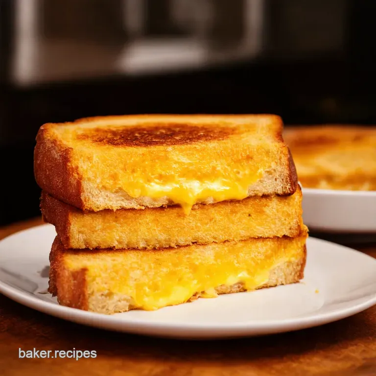 The Perfect Golden Grilled Cheese a Masterclass in Melty Goodness presentation