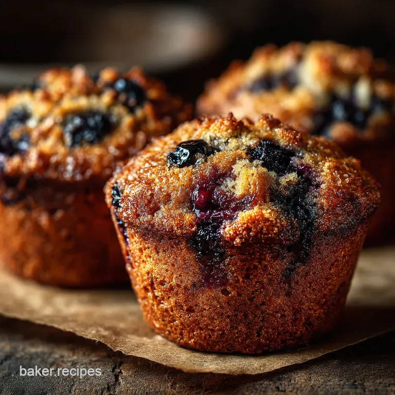 The Perfect Rise Hearty Blueberry Bran Muffins