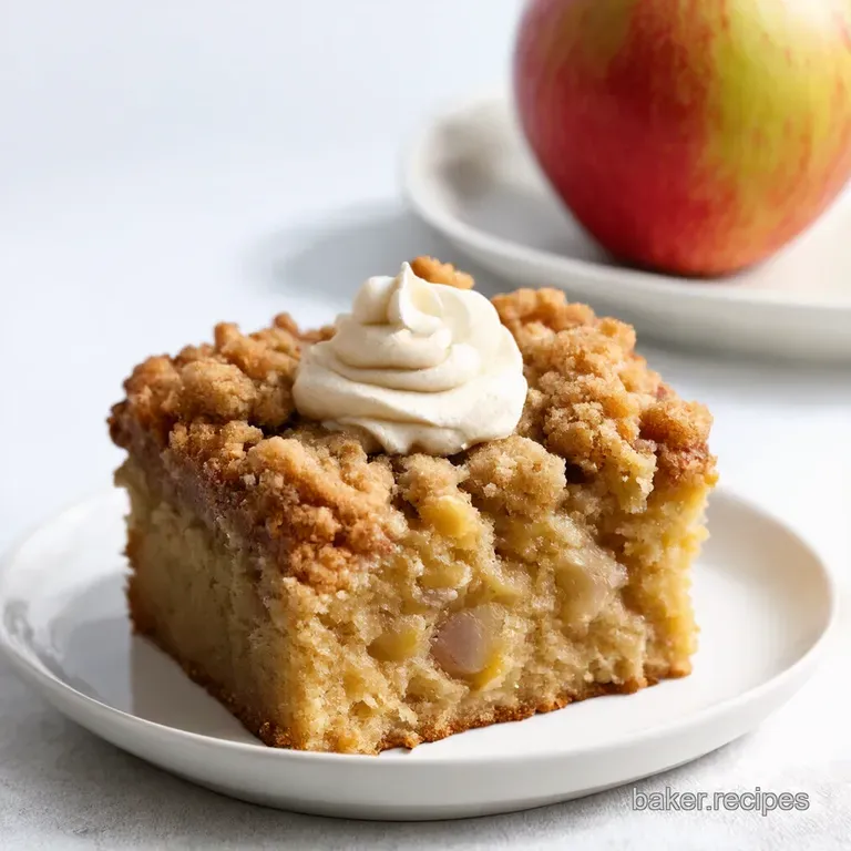 The Ultimate Apple Crumb Cake with DOUBLE Crumb Topping