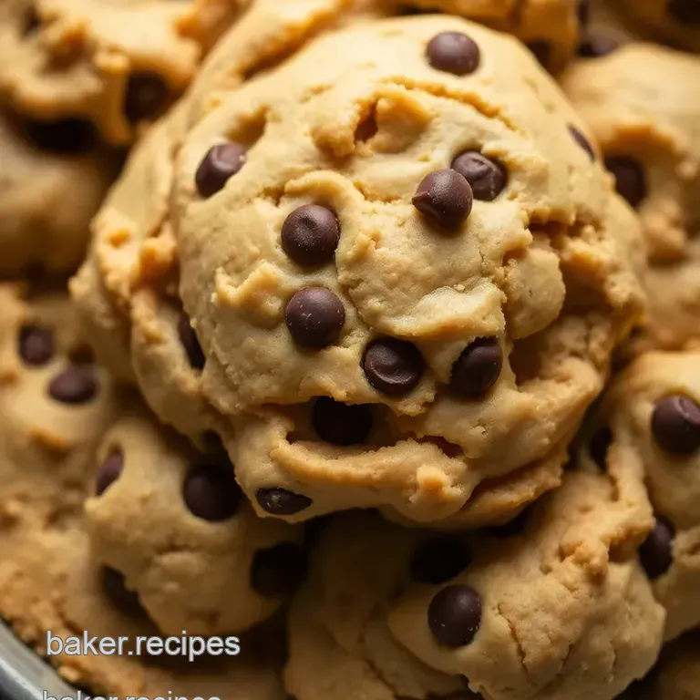 The Ultimate Chocolate Chip Cookie Dough (Edible & Bakeable!) presentation
