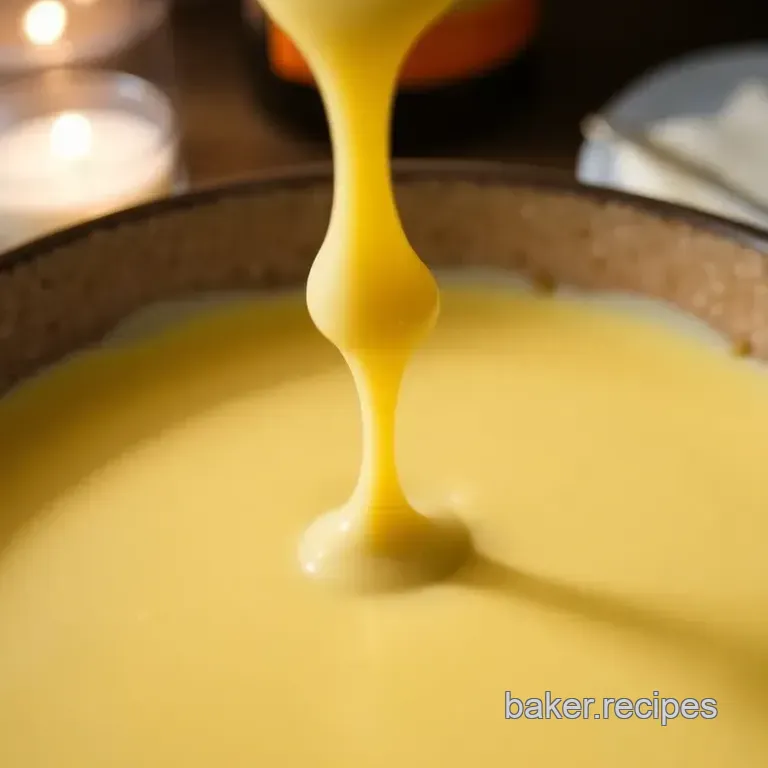 The Ultimate Classic Cheese Fondue presentation