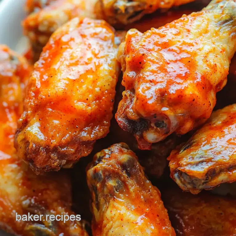 The Ultimate Crispy Baked Buffalo Chicken Wings (Yes Baked!) presentation