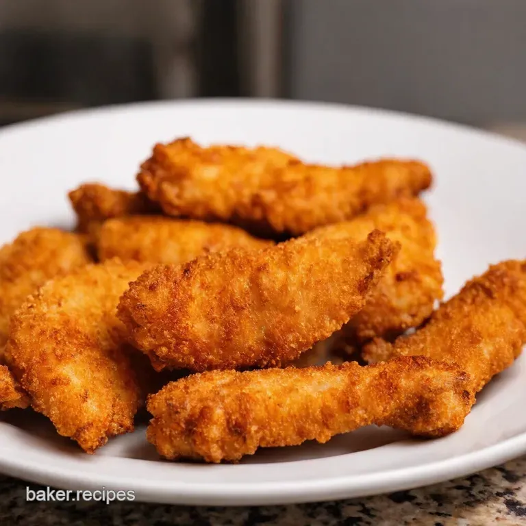 The Ultimate Crispy Chicken Tenders Ovenbaked or Panfried presentation