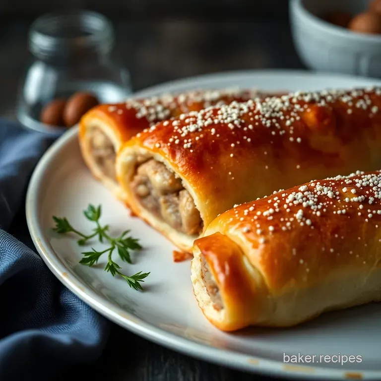 The Ultimate Flaky Sausage Rolls (No Soggy Bottoms!) presentation