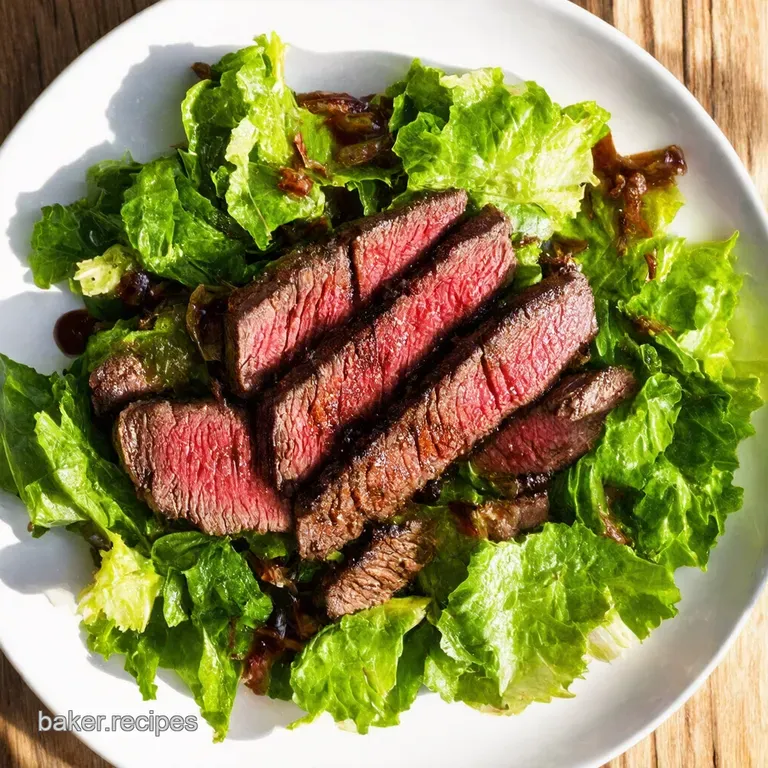 The Ultimate Grilled Steak Salad with Balsamic Glaze