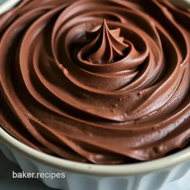 The Ultimate Rich Chocolate Ovaltine Buttercream Frosting presentation