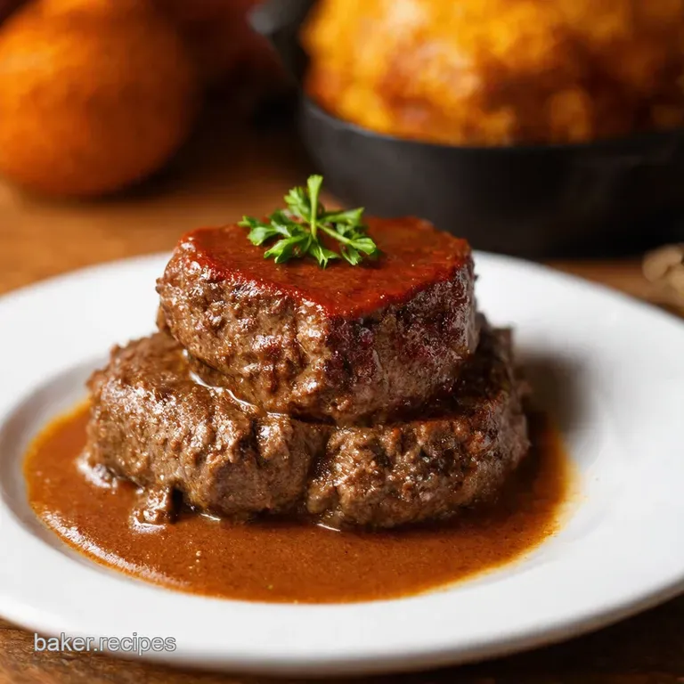 The Ultimate Salisbury Steak Gravysoaked Comfort Food presentation