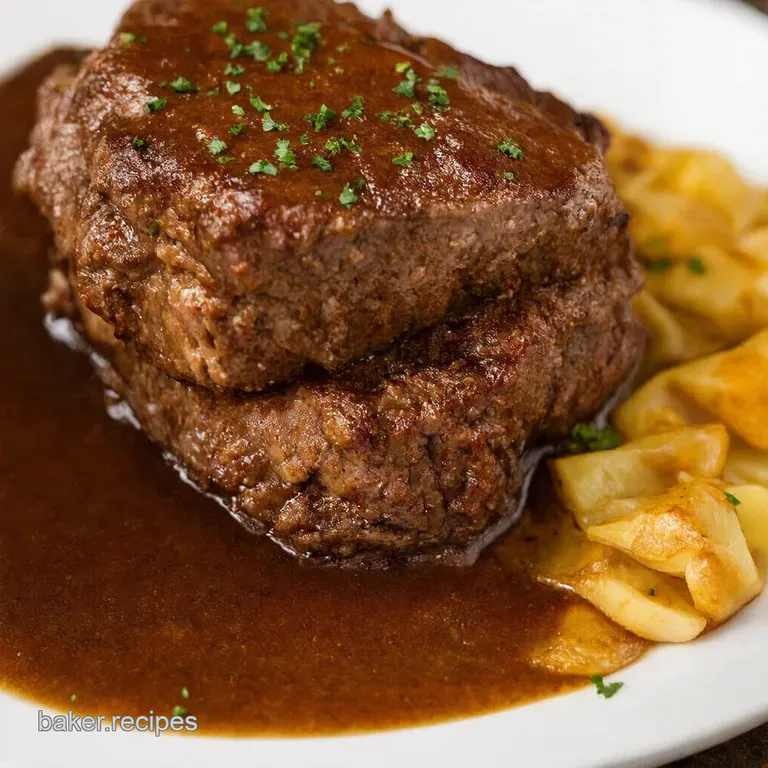 The Ultimate Salisbury Steak GravySoaked Comfort Food