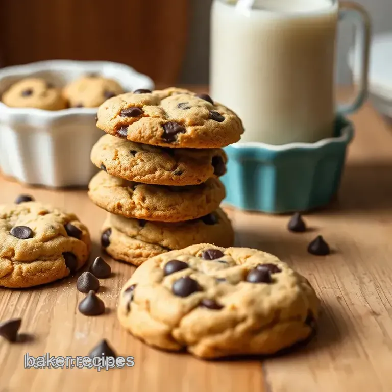 Soft Chocolate Chip Cookies presentation