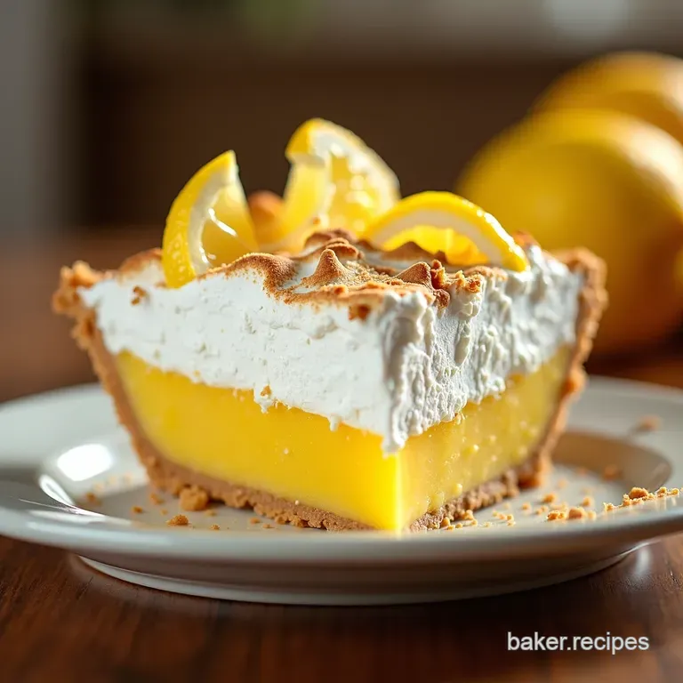The Ultimate Sunshine Lemon Meringue Pie a Taste of Zest and Cloud presentation