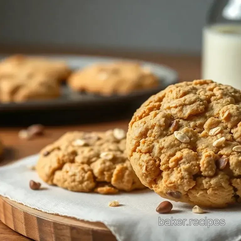 Bake Oatmeal Raisinet Cookies: Chewy Delight