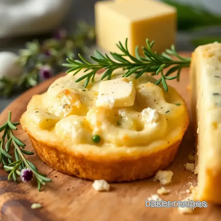 Thyme & Cheese Harmony Tart presentation