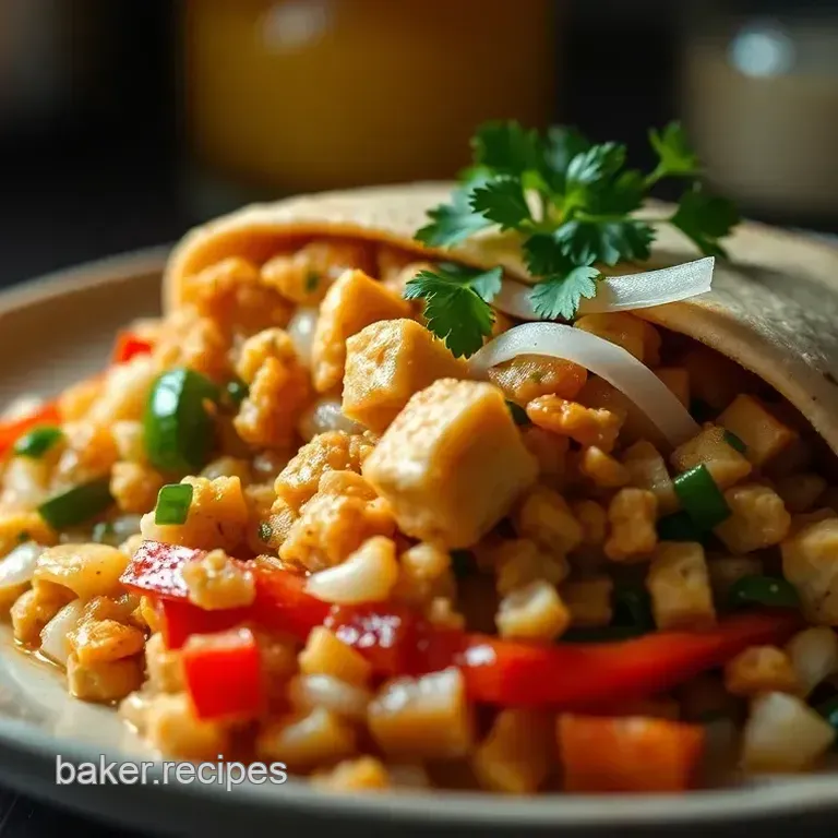 Tofu Scramble Breakfast Burritos
