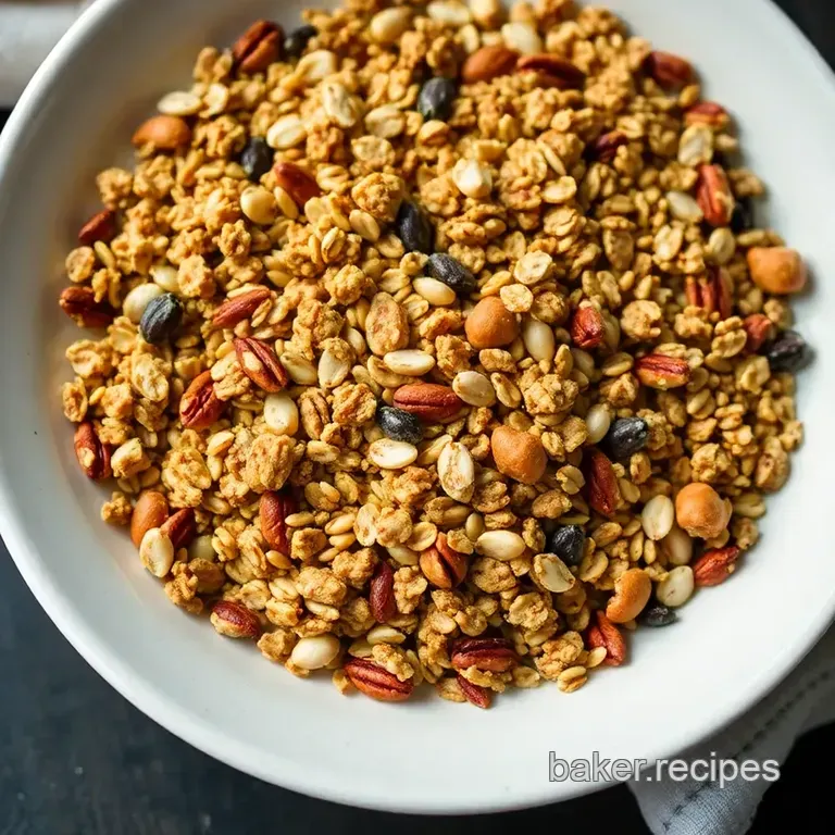 Totally Sorted Gluten-Free Granola presentation