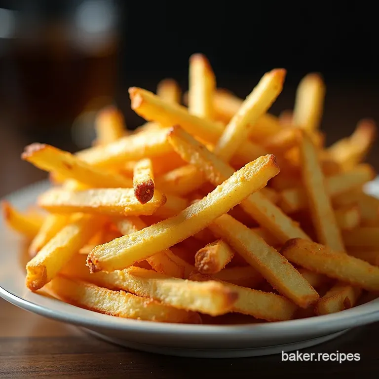 TripleCooked Crispy Fries Golden Perfection