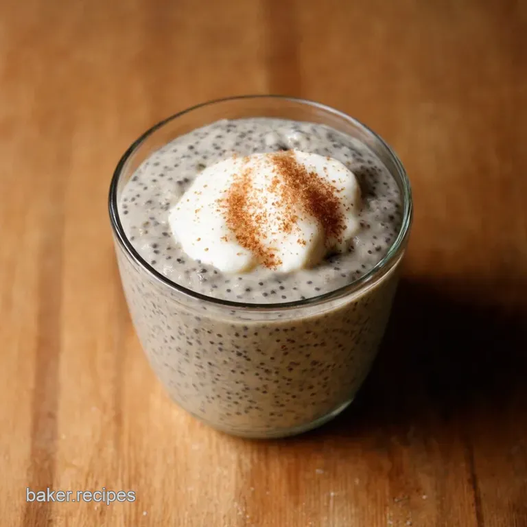 Tropical Paradise Coconut Chia Pudding presentation