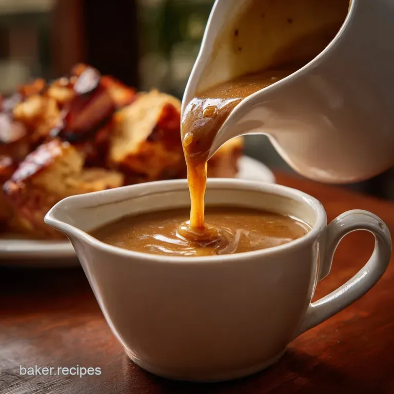 Turkey Gravy with Drippings: Silky Rich and Pub-Style presentation