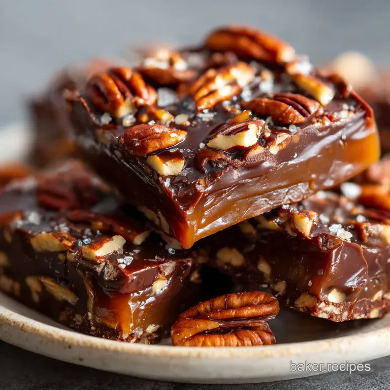 Turtle Fudge Giveaway: Salted Caramel and Pecan Bars