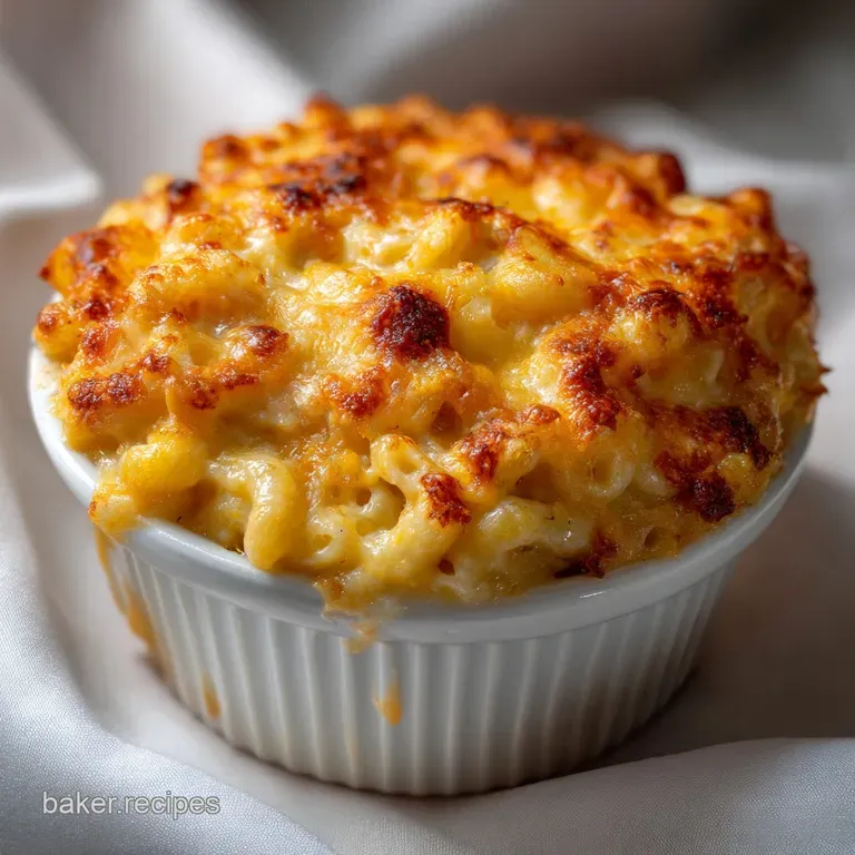 Macaroni and Cheese: Proper Ultimate Baked Style presentation