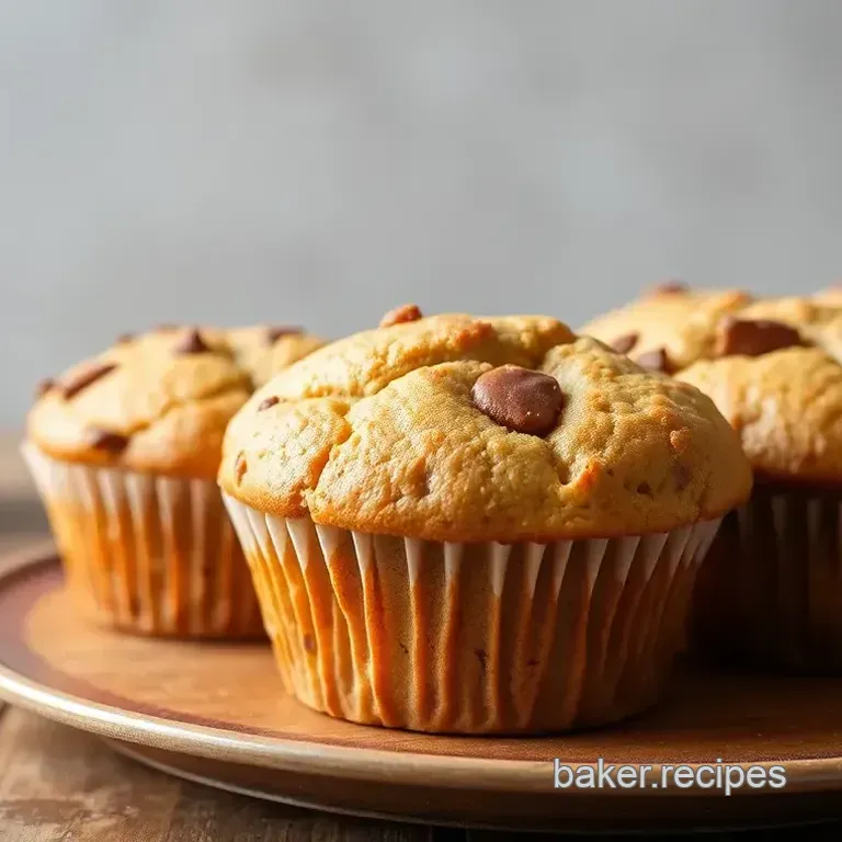 Fluffy Banana Jumbo Muffins: A Delightfully Easy Recipe