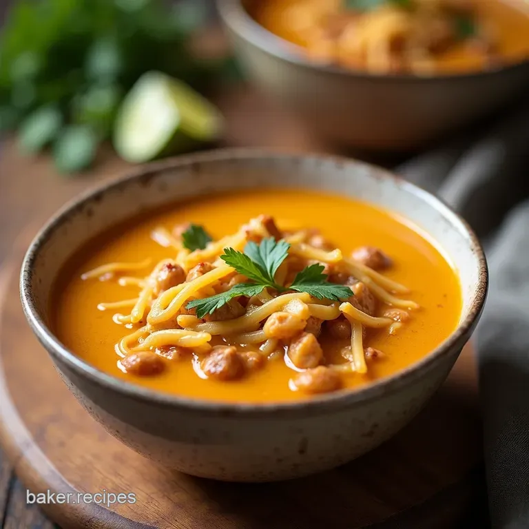 Smoky Fiesta The Ultimate Cheesy Chicken Tortilla Soup