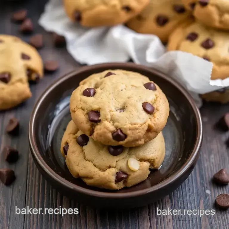 Chewy Chocolate Chip Cookies Recipe presentation
