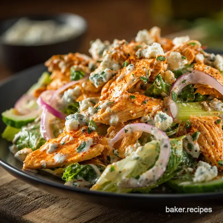 Buffalo Chicken Salad: The Ultimate Tangy Creamy Blue Cheese Feast