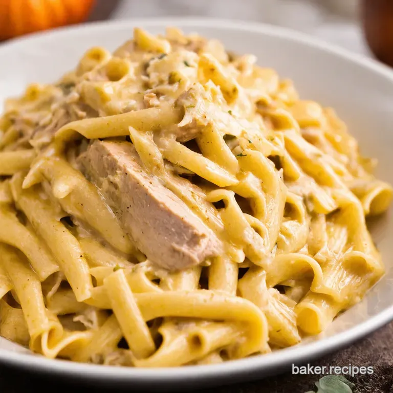 Ultimate Creamy Turkey Tetrazzini presentation