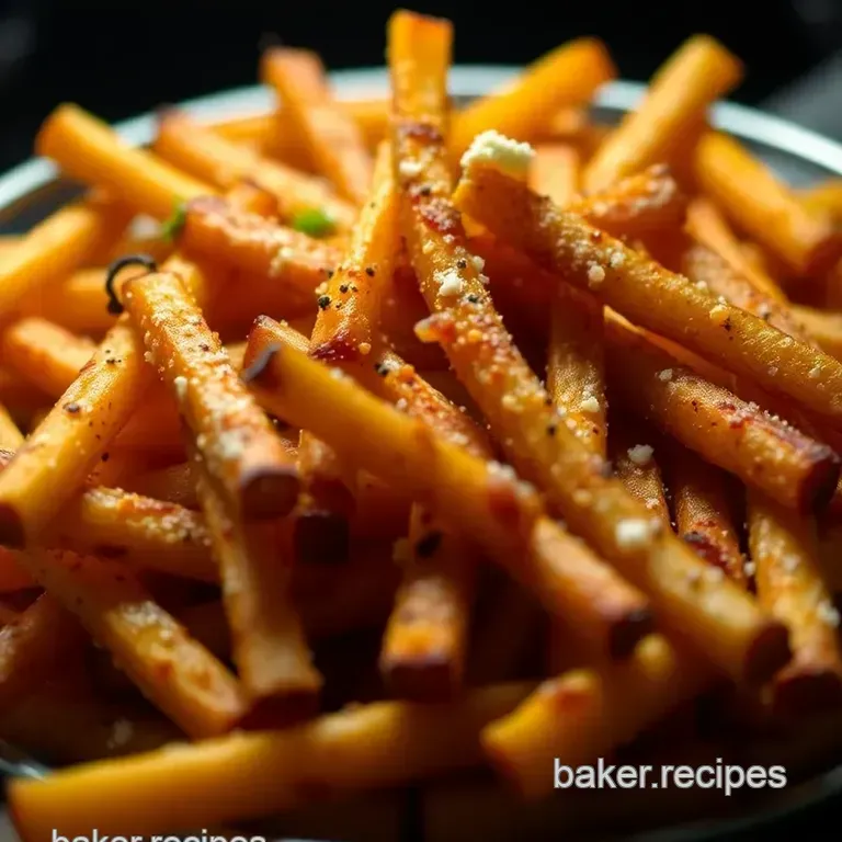 Ultimate Crispy Oven-Baked French Fries presentation